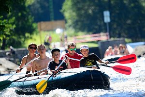 Vltava dává Lipensku punc ráje vodních sportů